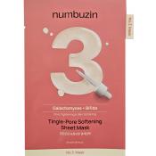 NUMBUZIN No.3 Tingle-Pore Softening Sheet Mask - masca de fata formulata cu Bifida Ferment Lysate si Galactomyces Ferment Filtrate, care contribuie la reducerea aspectului porilor si la uniformizarea texturii - 27 ml