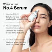No.4 Ceramide AHA Glazed Skin Prep Serum Ser de fata 30 ml