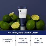 Numbuzin No.5 Crema Hidratanta pentru Fata Multi-Vitamine - Hidratare Antioxidanta si Iluminare Ten, 60 ml