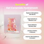 PODL Oat Ceramide Hydromask, 42 gr - Masca de fata formulata cu ovaz si ceramide, care contribuie la calmarea pielii sensibilizate si la intarirea barierei cutanate si la metinerea hidratarii de lunga durata