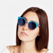 Ochelari de soare Ilaria Opaco Blue Albastru Femei
