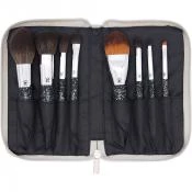 ROYAL AND LANGNICKEL Omnia Glitter Set Pensule Profesionale 9 PCS - set complet pensule machiaj pentru definire, estompare si stralucire intensa, cu etui elegant pentru calatorie, 250 g