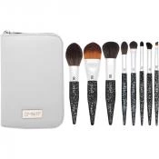 ROYAL AND LANGNICKEL Omnia Glitter Set Pensule Profesionale 9 PCS - set complet pensule machiaj pentru definire, estompare si stralucire intensa, cu etui elegant pentru calatorie, 250 g