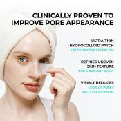 JUMISO Overnight Zero Pore Nose Patch - Plasturi formulati cu LHA si colagen, care contribuie la absorbtia excesului de sebum si la mentinerea porilor mai curati timp de 4-8 ore