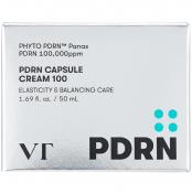VT COSMETICS PDRN Capsule Cream100 - crema de fata formulata cu PDRN vegetal din ginseng salbatic si complex de 10 tipuri de acid hialuronic, care contribuie la hidratarea pielii si la mentinerea apei in piele - 50 ml