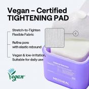 MEDIHEAL PDRN Lifting Pad, 170 ml - Dischete tonifiante formulate cu PDRN, niacinamida si adenozina, care contribuie la mentinerea elasticitatii si a aspectului neted al pielii