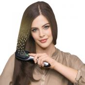 Perie Portabila Satin Hair 7 BR710 Brush, IONTEC Tehnology, Perie Detasabila,Negru