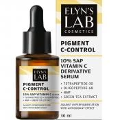 ELYN'S LAB Pigment C-Control Ser pentru fata 10% SAP - Iluminare si Hidratare Intensiva cu Vitamina C, 30 ml