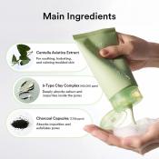 Pore Clay Pack Cleanser Heartleaf Charcoal Foam Spuma de curatare 120 ml