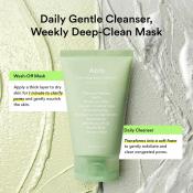 Pore Clay Pack Cleanser Heartleaf Charcoal Foam Spuma de curatare 120 ml