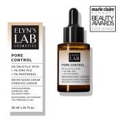 ELYN'S LAB Pore control - ser de fata formulat cu Acid Salicilic si Zinc PCA, care contribuie la eliminarea celulelor moarte acumulate in profunzimea porilor si la reglarea productiei de sebum - 30 ml