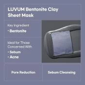 LUVUM Pore Reset Mud Masca de fata - Curatare profunda si exfoliere delicata, 16 gr