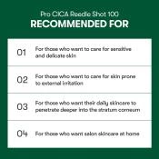 VT COSMETICS Pro Cica Reedle Shot 100 Ser de fata - hidratare si calmare, 50 ml