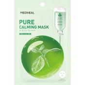 MEDIHEAL Pure Calming Sheet Mask - masca de fata tip servetel formulata cu extract de arbore de ceai si glicerina, care contribuie la calmarea pielii sensibile sau iritate si la metinerea echilibrului pielii - 20 ml