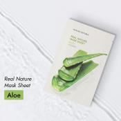 Real Nature Aloe Mask Sheet Masca de fata cu extract de aloe 23 gr