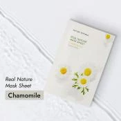 NATURE REPUBLIC Real Nature Masca de fata cu musetel Calmanta - Hidratare Profunda si Calmarea Tenului Sensibil, 23 gr