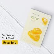 Nature Republic Real Nature – Mască de Față cu Lăptișor de Matcă pentru Nutriție și Revitalizare, 23 gr