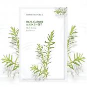 Nature Republic Real Nature Tea Tree Mask Sheet – Mască Purificatoare cu Arbore de Ceai (23 g)