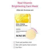 SOME BY MI Real Vitamin Brightening Care Mask masca de fata - luminozitate si vitalitate, 20 gr