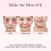 Red Collagen Jello Hydrogel Mask Masca de fata 25 gr