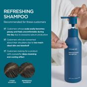 Refreshing Shampoo Sampon pentru par gras 350 ml