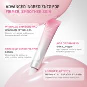 JUMISO Retinal 0.1 PDRN 5000 Cream 50 ml - Crema de fata formulata cu retinal si PDRN, care contribuie la imbunatatirea aspectului ridurilor, al porilor dilatati si al pierderii fermitatii