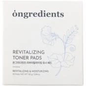 ONGREDIENTS Revitalizing Toner Pad Dischete Tonifiante Antioxidante - Hidratare Intensa si Luminozitate, 60 buc