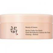 BEAUTY OF JOSEON Revive Under Eye Patch Ginseng + Retinal - benzi pentru ochi formulate cu apa de radacina de ginseng si retinal, care contribuie la imbunatatirea aspectului liniilor fine si al ridurilor din zona ochilor si la metinerea hidratarii - 60 buc/100gr