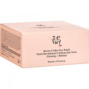 BEAUTY OF JOSEON Revive Under Eye Patch Ginseng + Retinal - benzi pentru ochi formulate cu apa de radacina de ginseng si retinal, care contribuie la imbunatatirea aspectului liniilor fine si al ridurilor din zona ochilor si la metinerea hidratarii - 60 buc/100gr