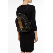Rhea Medium Leather Studded Backpack