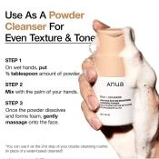 Anua Rice Enzyme Pudra de Curatare Faciala Luminoasa - Exfoliere Delicata si Iluminare Ten, 40 gr