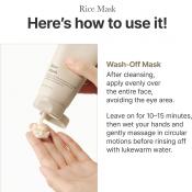 I'M FROM Rice Mask 70 gr - Masca de fata formulata cu orez Yeoju, care contribuie la indepartarea celulelor moarte si la mentinerea hidratarii pielii