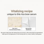 I'M FROM Rice Serum - ser de fata formulat cu extract de ferment de germeni de orez si niacinamida, care contribuie la mentinerea pielii luminoase si la metinerea tenului curat - 30 ml