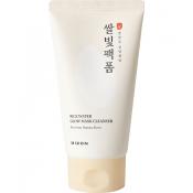 MIZON Rice Water Glow Mask Cleanser, 150 ml - Masca de fata formulata cu apa din seminte de orez Haiami si pudra de orez, care contribuie la indepartarea impuritatilor si sebumului si la hidratarea pielii