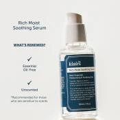 ​Dear, Klairs Rich Moist Soothing Serum – Ser calmant și hidratant pentru ten sensibil 80 ml​