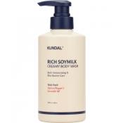 KUNDAL Rich Soymilk Body Wash Gel de dus Mellow Vanilla - hidratare si calmare, 500 ml