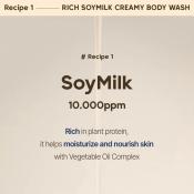 KUNDAL Rich Soymilk Body Wash Gel de dus Mellow Vanilla - hidratare si calmare, 500 ml