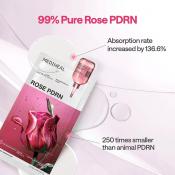 MEDIHEAL Rose PDRN Essential Sheet Mask Healthy Glow - masca de fata tip servetel formulata cu PDRN vegetal derivat din trandafir si extract de trandafir, care contribuie la hidratarea pielii si la imbunatatirea aspectului texturii - 24 ml