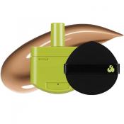 UNLEASHIA Satin Wear Healthy-Green Cushion Re-Feel fond de ten 29N Bamboo - hidratare si calmare, 15 gr