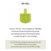 UNLEASHIA Satin Wear Healthy-Green Cushion Re-Feel fond de ten 32N Middle Honey - luminozitate si hidratare, 15 gr