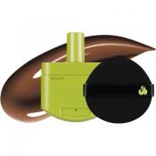 UNLEASHIA Satin Wear Healthy-Green Cushion Re-Feel rezerva 46N Burnt Umber - hidratare si uniformizare, 15 gr