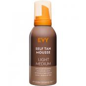 EVY TECHNOLOGY Self Tan Spuma Autobronzanta Light/Medium - Bronz Natural si Stralucire Antioxidanta Fara Radiatii UV