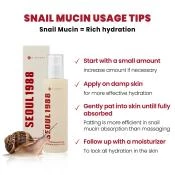 KSECRET Seoul 1988 Esenta Faciala cu Mucina de Melc si Orez - Hidratare si Calmare Intensiva, 100 ml