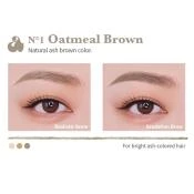 UNLEASHIA Shaper Defining Eyebrow Pencil creion de sprancene No. 1 Oatmeal Brown - precizie si rezistenta, 0.25 gr