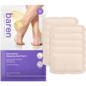 BAREN Shea Butter Sleeping Heel Patch, 10 buc - benzi pentru talpi formulate cu shea butter si uree, care contribuie la hidratarea intensa a calcaielor uscate, aspre si cu tendinta de crapare, in timpul noptii si la mentinerea hidratarii