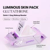 VT COSMETICS Skin Pack Sheet Mask Glutathione Masca de fata - luminozitate si hidratare, 100 buc