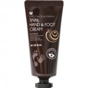 Mizon Snail Hand and Foot Cream – Cremă intens reparatoare pentru mâini și picioare cu extract de mucină de melc 100 ml