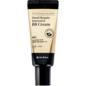 MIZON Snail Repair Intensive BB Cream #21 SPF 50 PA+++ - crema BB cu extract de melc pentru ten uniform si luminos, 20 ml