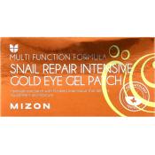 Mizon Snail Repair Intensive Gold Eye Gel Patch Plasturi hidrogel pentru ochi cu extract de melc și aur 24K, 84 gr