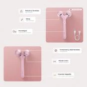 GESKE SmartAppGuided Rola pentru Masaj Facial si Corporal Negru - Tonifiere, Fermitate si Stralucire, 4 in 1